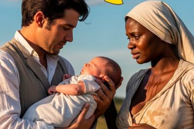 El príncipe viudo se quedó solo con el bebé hambriento, hasta que apareció la esclava, con los pechos llenos de…