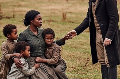 Encuentran a una esclava fugitiva con tres niños, y el duque dice: “Les daré alojamiento y podré ser su padre”.