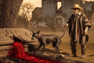 (Celaya, GTO) El campesino compró una hacienda vieja y su Xoloitzcuintle halló una tumba que sang…