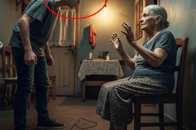 Santa María le da una lección a su nieto que golpeó a su abuela porque le quitó su videojuego.