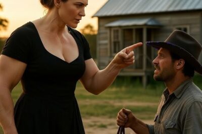 “¡La Viuda Gigante Desafió al Cowboy! Necesito un Marido y Tú una Hija Fuerte 😱”