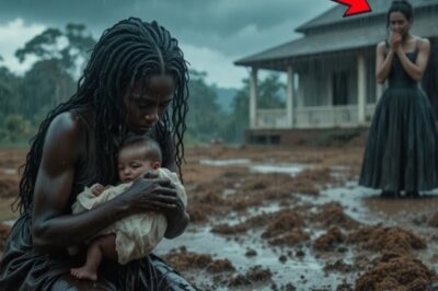 La ama vio a una esclava llorando bajo la lluvia con su bebé; lo que hizo la horrorizó.