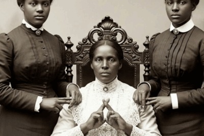 Era simplemente un retrato de una madre y sus hijas, pero fíjense bien en sus manos.