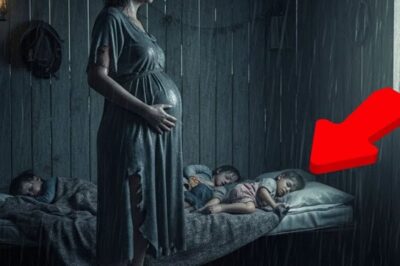La mujer que atravesó la tormenta con tres hijos y un niño en su vientre