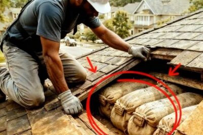 El hombre que reparaba techos y cinco extraños envoltorios de tela: Lo que contenía cambió su vida para siempre.