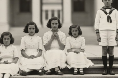 Los niños Romanov posaron juntos en 1914