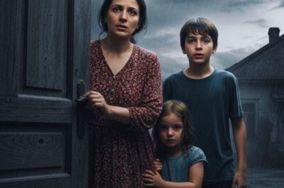 Bajo la tormenta, una madre refugiada y sus hijos encuentran la puerta que nadie se atrevía a tocar.