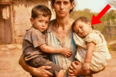 Foto de 1932: Una viuda sostiene a dos niños, pero uno nació a la mañana siguiente…