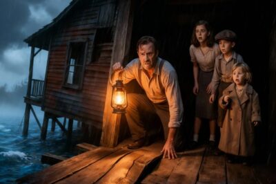 (1934, Tabasco) Padre llevó a sus 3 hijos a Casa Torcida del Pantano — Pero lo que la sostenía…