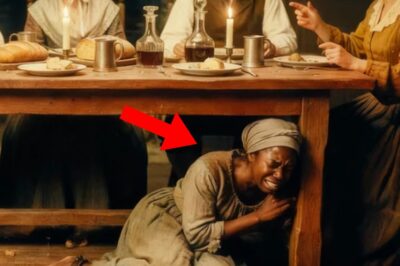 En Nochebuena encadenaron a la esclava bajo la mesa… nadie notó sus gritos