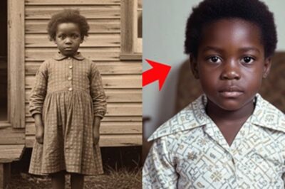 Dos retratos tomados con 90 años de diferencia muestran al mismo niño en la misma pose.