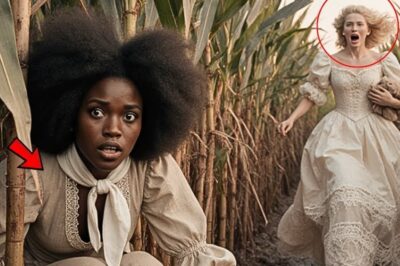 La señora abandonó el campo de maíz a toda prisa… ¡y el esclavo sabía exactamente lo que quería ocultar!