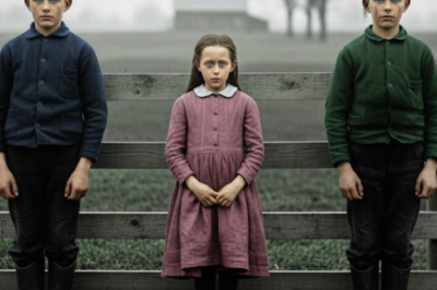 Una foto de hermanos en 1894, pero la niña del medio no coincide con las demás.