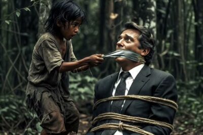 Un niño sin hogar ayuda a un millonario atado en medio del bosque – Sus acciones sorprendieron a todos.