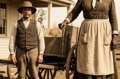Un granjero viudo esperaba una esclava que vendiera 10 centavos… hasta que una mujer gigante y fea bajó del auto.