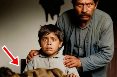 a historia sombría del pobre niño obligado a devorar a su propio perro