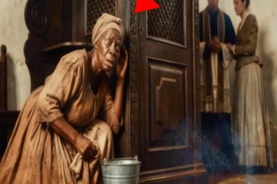 María de Angola estaba limpiando el confesionario y escuchó al sacerdote y a la señora planeando algo impactante.