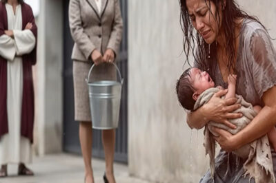 Le echó agua helada a una madre con su bebé… y Jesús le dio una lección que jamás olvidará…