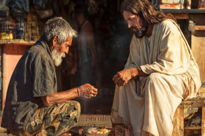 Escupió la comida que le dio un anciano… y Jesús le reveló la verdad que jamás olvidará