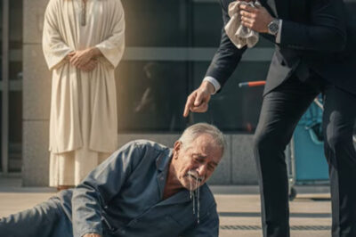 Conserje de 70 años fue ESCUPIDO por CEO cruel en la entrada pero JESÚS lo hizo DUEÑO de TODO