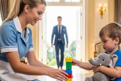 Cubrió el turno de su hermana como criada… y conoció al CEO padre soltero que más la necesitaba