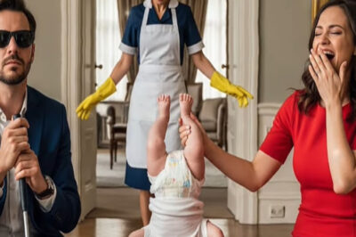 El Millonario Ciego No Sabía Por Qué Su Bebé Lloraba — Hasta Que La Empleada Vio A Su Prometida!