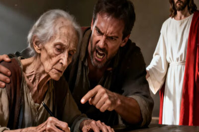 Hijo intentó robar a su madre con un documento para quedarse con la herencia… pero Jesús apareció