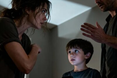 Cuando mi esposo me tiró del cabello y me partió el brazo, alcancé la mirada de mi hijo y le hice un leve asentimiento. Mi pequeño de cinco años tomó el teléfono con las manos temblorosas y marcó el número secreto. —Abuelo… ¡Papá está lastimando a mamá! —sollozó. Al otro lado, se escuchó una inhalación brusca, un roce, y luego una voz baja y temblorosa: —Quédense donde están. Voy para allá. Y fue entonces cuando todo realmente comenzó.