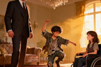 Multimillonario encuentra a niño sin hogar bailando para su hija paralizada… ¡Lo que sucede a continuación te sorprenderá!