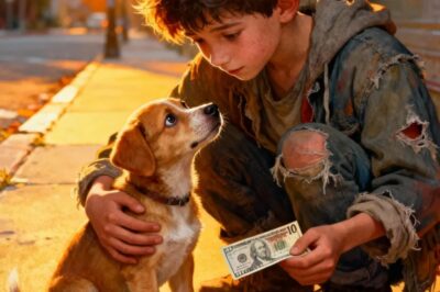 Un niño sin hogar gastó sus últimos 10 dólares en un perro herido. Lo que recibió a cambio cambió su
