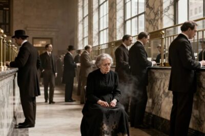 A finales del siglo XIX, la gente solía ver a una anciana caminando sola por Wall Street, en Nueva York.