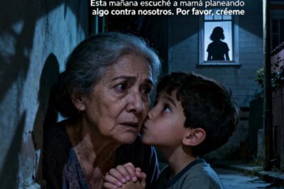 Después de que mi hija se fue de viaje de negocios, mi nieto me tomó la mano con fuerza y me susurró: “Abuela… no vuelvas a casa. Esta mañana escuché a mamá planeando algo contra nosotros. Por favor, créeme”. Estaba aterrada, pero decidí confiar en él. Huimos y nos escondimos… Me quedé en shock cuando vi lo que ella había hecho.