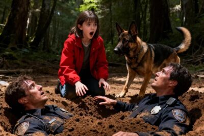 Una niña y su perro K9 descubren a dos policías enterrados vivos. ¡Su siguiente movimiento sorprendió a todos!