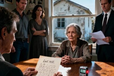 A MIS 68 AÑOS, MI PROPIO HIJO Y SU ESPOSA INTENTARON DECLARARME MENTALMENTE INCOMPETENTE PARA QUITARME LA CASA QUE CONSTRUÍ CON LÁGRIMAS Y SUDOR, PERO NO SABÍAN QUE CADA PALABRA CRUEL QUE DIJERON ESTABA SIENDO GRABADA Y QUE SU AMBICIÓN SE TOPARÍA CON LA ÚLTIMA VOLUNTAD DE UNA MADRE QUE APRENDIÓ A DEFENDERSE SOLA