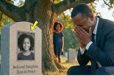 Multimillonario negro llora en la tumba de su hija—sin saber que ella está viva y lo observa