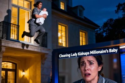 La limpiadora que saltó con el bebé del millonario y reveló al monstruo oculto dentro de la mansió