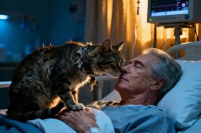 Un GATO CALLEJERO se COLÓ en la habitación del billonario en coma… y LO QUE OCURRIÓ DESPUÉS FUE UN MILAGRO QUE NI LOS MÉDICOS PUEDEN EXPLICAR…