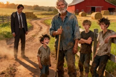 Apostaron que no duraría un mes con el viudo granjero y sus hijos salvajes- perdieron más que dinero