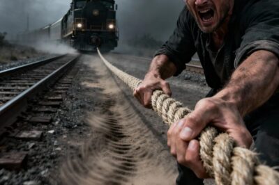 Un grito agudo, lleno de desesperación, junto con el sonido del silbato del tren desgarrando el aire del atardecer — y cuando Noah corrió hacia ese grito, descubrió una escena tan aterradora que cambió su vida para siempre.