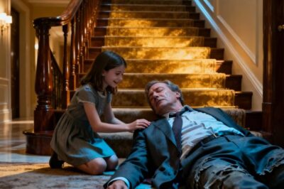 TRAS CAER… MILLONARIO FINGIÓ ESTAR INCONSCIENTE… LO QUE HIZO LA NIÑA LO DEJÓ EN LÁGRIMAS