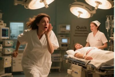 Corrí para ver a mi esposo en la sala de operaciones. De repente, una enfermera me susurró: “¡Rápido, señora, escóndase y confíe en mí! ¡Es una trampa!”. Y diez minutos después… me quedé paralizada al verlo. Resulta que él…