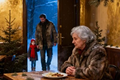 Millonaria Envejecida Permanece Sola En Navidad, Hasta Que Llegan Un Padre Soltero Y Su Niña…