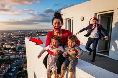 El millonario abrió la puerta y encontró a su prometida empujando a dos niños desde el sexto piso… Su reacción asombró a todos.