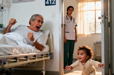 MILLONARIO EN EL HOSPITAL RECHAZABA VISITAS… HASTA QUE UNA BEBÉ ENTRÓ Y TOCÓ SU CORAZÓN