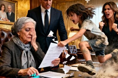 “¡PARA, NO FIRMES! ¡ES UNA TRAMPA!”, gritó la Niña al RASGAR el TESTAMENTO de la Millonaria CIEGA.