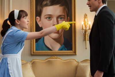 ¡Jefe, ese niño vivió conmigo en el orfanato!, gritó la empleada al ver el retrato en la mansión