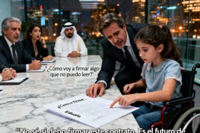 “¡SI TRADUCES EL CONTRATO ÁRABE, TE ADOPTO!”, se rió el millonario, pero cuando ella empezó a leer..