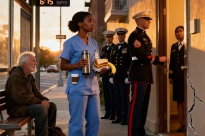 Chica negra llevaba desayuno a un anciano a diario—un día, oficiales militares llegaron a su puerta.