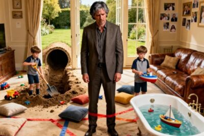 Nueve niñeras renunciaron por gemelos rebeldes… hasta que la criada sorprendió al amo del!