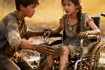 La hija discapacitada del millonario quedó atrapada en el barro.— y un niño pobre hizo lo impensable